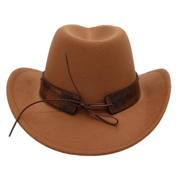 Stylish Light Coffee Cowboy Hat Stylish Light Coffee Cowboy Hat main image 3