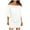 White, variant on Leesechin Women's Dresses Off Shoulder Ruffles Night Club Bodycon Mini Dress