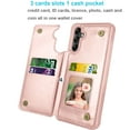 thumbnail image 2 of Galaxy A14 5G Case, Tekcoo Galaxy A14 5G Wallet Case, PU Leather ID Cash Credit Card Holder Slots Magnetic Closure Kickstand Flip Slim Cover for Samsung A14 5G [Rose Gold], 2 of 8