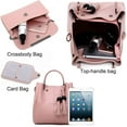 thumbnail image 4 of Handbags and Purses for Women Fashion Tote Bags Tassle Shoulder Bag Top Handle Satchel Purse Set 3pcs, 4 of 6