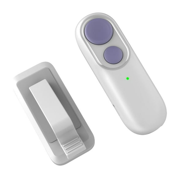 Lector de páginas con control remoto, controlador compacto, regalo, profesional, portátil Blanco morado