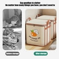 thumbnail image 5 of Large Collapsible Storage Bags for Moving & Organizing, Heavy Duty Reusable Clothes Storage with Zippered Handles, Space Saving Foldable Travel Dorm Storage Bins for Clothes Toys Bedding, 5 of 8
