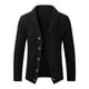 thumbnail image 1 of Cárdigan Suéteres Para Hombres Otoño Invierno Suéteres Casual Botón Cierre Tejido Turndown Chaqueta de Manga Larga Odeerbi ODB175337, 1 of 5