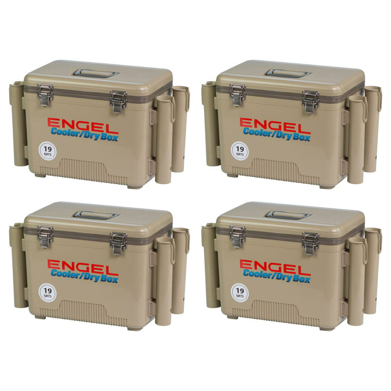 Engel 19 Qt. Fishing Rod Holder Attachment Insulated Dry Box Ice