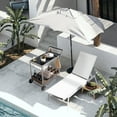 thumbnail image 5 of Nuu Garden Outdoor 2-Tier Wicker Bar Cart on Wheels with 2 Wine Racks and 3 Hooks, for Decoration and Storage Indoors & Outdoors, Kitchen, Patio, Deck, Garden, Poolside, Gray, 5 of 10