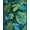 Blue, Pattern 2, variant on ODIKA 4'x6' Machine Washable Non-Slip Area Rug, Tropical Multi Color Hallway Use High Traffic Rug, Blue, 2324