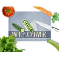 thumbnail image 2 of Carolines Treasures BB5540LCB Maltese Welcome Glass Cutting Board - Large, 2 of 2