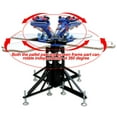 thumbnail image 3 of TECHTONGDA 4 Color Screen Printing Kit with Manul Stretcher Screen Frame & Shirt Press Tool, 3 of 8