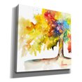thumbnail image 2 of Epic Graffiti 'Rainbow Trees I' by Leticia Herrera, Canvas Wall Art, 26"x26", 2 of 2