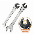 thumbnail image 3 of 1Pc 8-19 mm Tubing Ratchet Spanner Combination Wrench Ratchet Flex-head Metric Oil Flexible Open End Wrenches Tools Dropshipping, 3 of 6