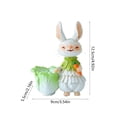 thumbnail image 3 of Yusimy Easter Resin Rustic Rabbit Decorative Ornament for Easter Decor, 3 of 6