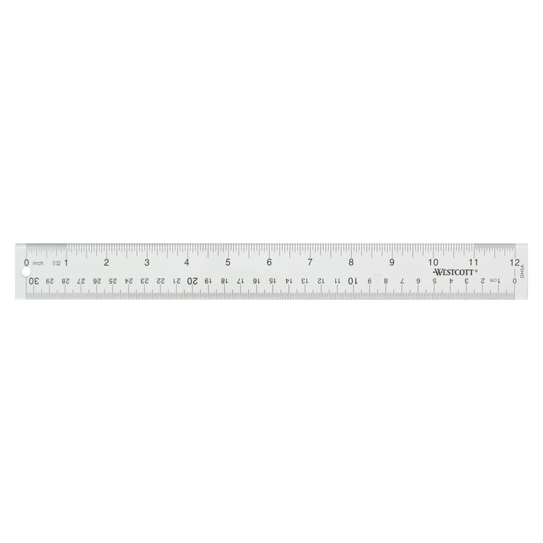 4 Pieces Clear Plastic Ruler Grid Ruler Transparent Ruler Metric Ruler  Plastic Straight Measuring Tool Ruler Set for Clothes Design Sewing, 6  Inches, 12 Inch, 15 Inch