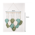 thumbnail image 6 of Wall Hanging Boho Wall Decor, Handmade Yarn Woven Wall Art Leaf Tapestry for Nursery Bedroom Living Room, 6 of 6