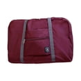 thumbnail image 2 of sunsanly Foldable Travel Duffel Bag Tote Carry-on Luggage Bag Large Capacity Waterproof Portable Storage Bag with Zipper, 2 of 8
