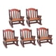 thumbnail image 1 of Paquete de 5 1:12 Casa de Muebles en Miniatura Silla Mecedora de Asiento Tejido, 1 of 6