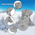thumbnail image 5 of Bainana Gloves For Little Girls Boys Dinosaur Print Stretchy Full Finger Mittens Comfortable Thick Winter Child Ski Gloves Grey Size 4-6 Years, 5 of 6