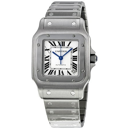Cartier Men's Santos Watch Swiss Automatic Sapphire Crystal W20098D6