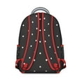 thumbnail image 3 of Sac à Dos Esthétique Rétro à Pois Sac d'École Vintage à Pois Rouges et Motif à Pois Sac à Dos Mignon pour Étudiant, 3 of 6