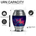 thumbnail image 3 of Yatskia Colorful Sparrow Mini Memorial Urns for Human Ashes Adult Mother and Father, Large Cremation Urn for Ashes Adult, (Monar 10 Inch and 3 Inch), 3 of 8