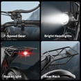 thumbnail image 7 of GWEIT Electric Bike for Adults, 1500W Peak Motor, 65 Miles & 30MPH, 20" Fat Tire Electric Mountain Bike with 48V 20AH Removable Battery, Dual Disc Brake E-Bike, UL2849 Certified, 7 of 7