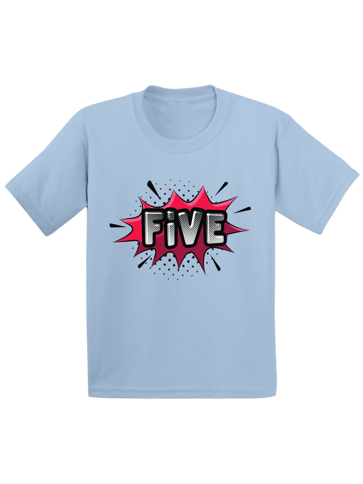 superhero 5th birthday shirt