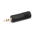 thumbnail image 2 of Adaptador RadioShack 6.3 mm a auxiliar 3.5 mm, 1 puerto, audio estéreo, negro, 2 of 4