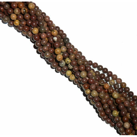 Mexican Gemstone - 8mm Round Mexican Agate Gemstone, Loose Beads, 15 Inches, Loose Beads,