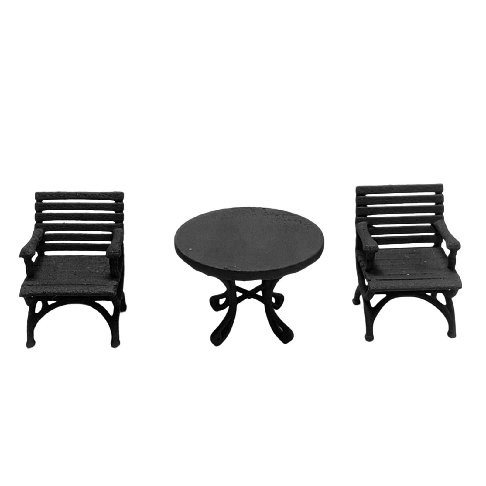 1 64 Furniture Miniature Resin Table and Realistic Shape Indoors and