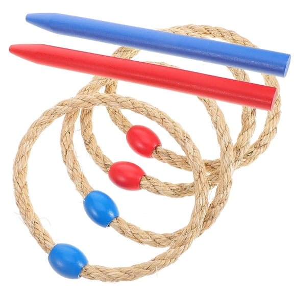 Minkissy 1 Set Tossing Game Set for Family Bonding in Beach Lawn Settings 4 7in