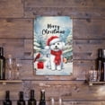 thumbnail image 3 of Merry Christmas Bichon Frise Enjoys Woofmas Winter Xmas Holiday Vertical Metal Aluminum Sign Bichons Dog Lovers Gifts Idea Wall Art Home Decor - 02022, 3 of 5