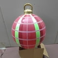 thumbnail image 7 of SDJMa 23.6Inch Christmas Ornaments Christmas Inflatable Ball Outdoor,Christmas PVC Inflatable Decorated Ball Huge Balloon for Christmas Yard Decoration,Outdoor Christmas Decor, 7 of 7