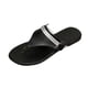 thumbnail image 2 of Sandalias de playa con punta abierta para vacaciones informales con tacón plano y estampado para mujer Wmkox8yii  ytu8049, 2 of 9