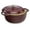 Cabernet Red, variant on HHBEAUTY 6 Quart Enamel Cast-Iron Round Dutch Oven, Family Style Heavy-Duty Pre-Seasoned Cookware for Home, Kitchen, Dining Room, Oven Safe w/Lid, Dual Handles - Deep Olive Green