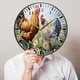 thumbnail image 5 of Coolnut Country Rooster Wall Clock Silent Non-Ticking Round 10 Inch Quartz Battery Operated Wall Clock for Kitchen,Bedroom,School,Living Room Home Decor, 5 of 7