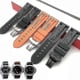 thumbnail image 2 of Butterfly Buckle Watch Strap Black Watch Band Silicone Rubber Watch Band Replacement For Panerai Strap Tools Steel Buckle, 2 of 4