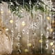 thumbnail image 3 of 18 adornos de cristal para decoración de árbol de Navidad, colgantes de acrílico, copos de nieve, carámbanos, adornos de cristal para árbol de Navidad, suministros para fiestas de invierno y año nuevo, 3 of 4