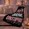 thumbnail image 6 of Autumn Pumpkin Bat Motif Inspirational Typographic Art, Festive autumn celebration Scene, Warm Flannel Blanket for Living Room and Reading Nook, Art Lovers autumn celebration Gift, Festive Home Decor, 6 of 9