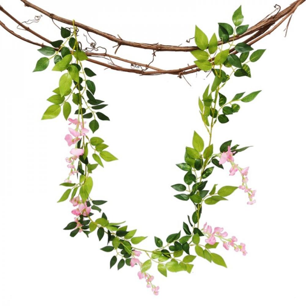 CLEARANCE! Artificial Wisteria Flower String Hanging Flowers Vine