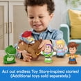 thumbnail image 5 of Fisher-Price Little People Disney Pixar Toy Story Bobbin’ Bullseye & Jessie, Toddler Figure Set, 5 of 7