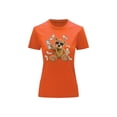 thumbnail image 1 of Playera Blusa de Oso Millonario con Dólares Dinero Ropa De Mujer Color Anaranjado Talla Chica Marca Emil SaEs, 1 of 4
