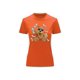 thumbnail image 1 of Playera Blusa de Oso Millonario con Dólares Dinero Ropa De Mujer Color Anaranjado Talla Chica Marca Emil SaEs, 1 of 4