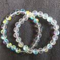 thumbnail image 4 of KUIZAP Bracelets en Cristal de Sirène Pierre de Lune Multicolore Mate Perle NM(Bleu), 4 of 7