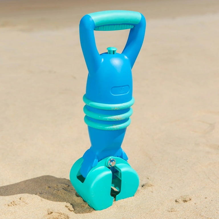 Hape: Grabber - Blue - Sand & Beach Toy, Squeeze-Powered, Grab & Move Dirt  Or Sand, Dig Holes, Improve Dexterity, Large Size, Kids & Toddlers Ages 2+ 