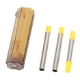 thumbnail image 3 of Pailles Réutilisables, Paille Pliable Réutilisable en Acier Inoxydable Poche Portable Pailles Faciles à Nettoyer Paille Pliable avec Brosse de Nettoyage pour Voyage en Plein Air, 3 of 8