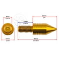 thumbnail image 2 of 10x Windscreen Spike Bolt Kit Gold CBR GSXR Stud M8 x 1.25p Wellnut Fairing, 2 of 2
