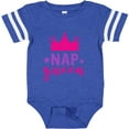thumbnail image 3 of Inktastic Nap Queen, Crown, Stars - Pink Purple Girls Baby Bodysuit, 3 of 5