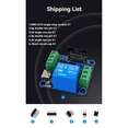 thumbnail image 7 of WB2-01M Single Relay Module 5V WIFI Bluetooth Wireless IoT Development Board Module for Smart Home Applications,1 * Relay Module Kit,Blue, 7 of 7