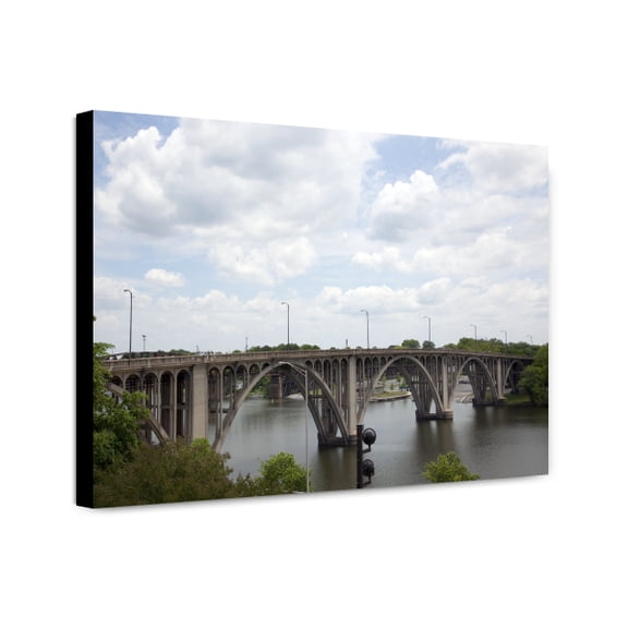 Canvas Print: Coosa River Bridge In Gadsden, Alabama, 2010