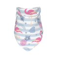 thumbnail image 3 of Bingfone Flamingo And Pineapple-Washable Dog Scarf Triangle Adjustable Puppy Bandana Bib Handkerchief For Medium Large Dog Cat, 3 of 9