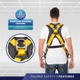 thumbnail image 4 of Arnés de seguridad contra caídas Palmer Safety para todo el cuerpo, amarillo, 4 of 5